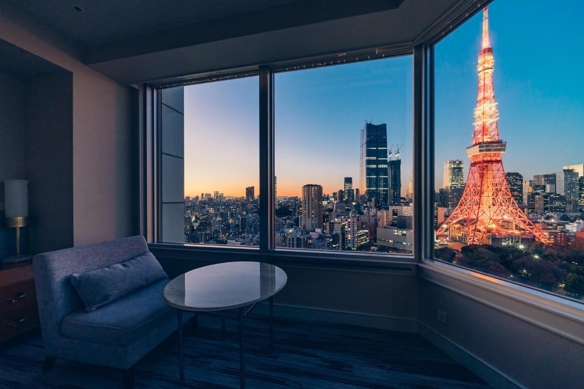 The Prince Park Tower Tokyo - Preferred Hotels & Resorts, Lvx Collection Esterno foto View from a suite